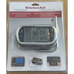 KitchenAid Wireless Remote Timer & Thermometer, 200 Foot Range, New, Sealed